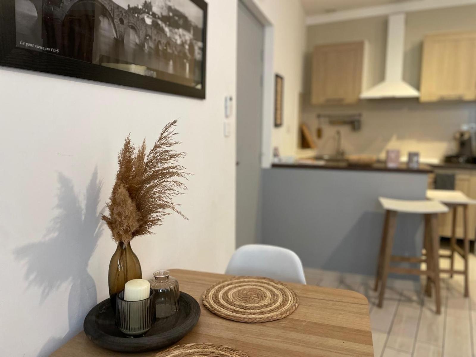 Joli Appartement Hypercentre T2, Classe Meuble De Tourisme 3 Avec Parking Gratuit Béziers Eksteriør billede