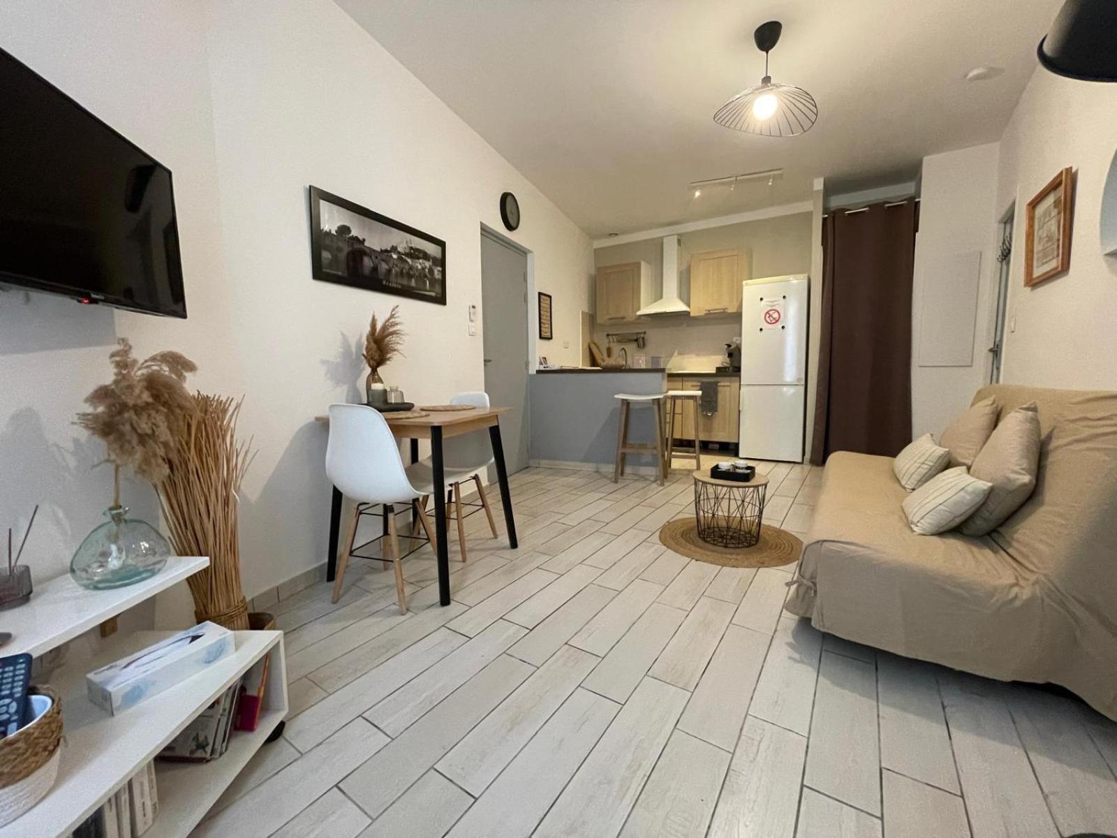 Joli Appartement Hypercentre T2, Classe Meuble De Tourisme 3 Avec Parking Gratuit Béziers Eksteriør billede